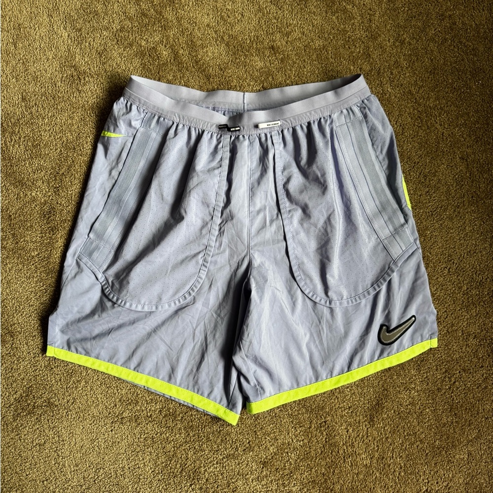 Nike Purple and Green Men's Shorts